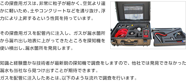 水素式漏水探知機